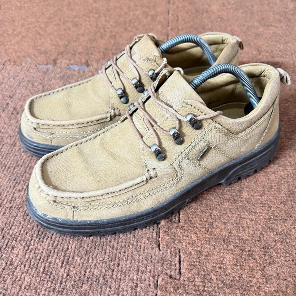 Windsor‎ from Liberty Mens Tan Leather Moc Toe Oxford Comfort Shoes Sz 43 men 10